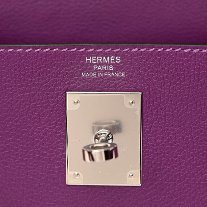 Hermes Evercolor Kelly Retourne 28 Anemone 6 of 10