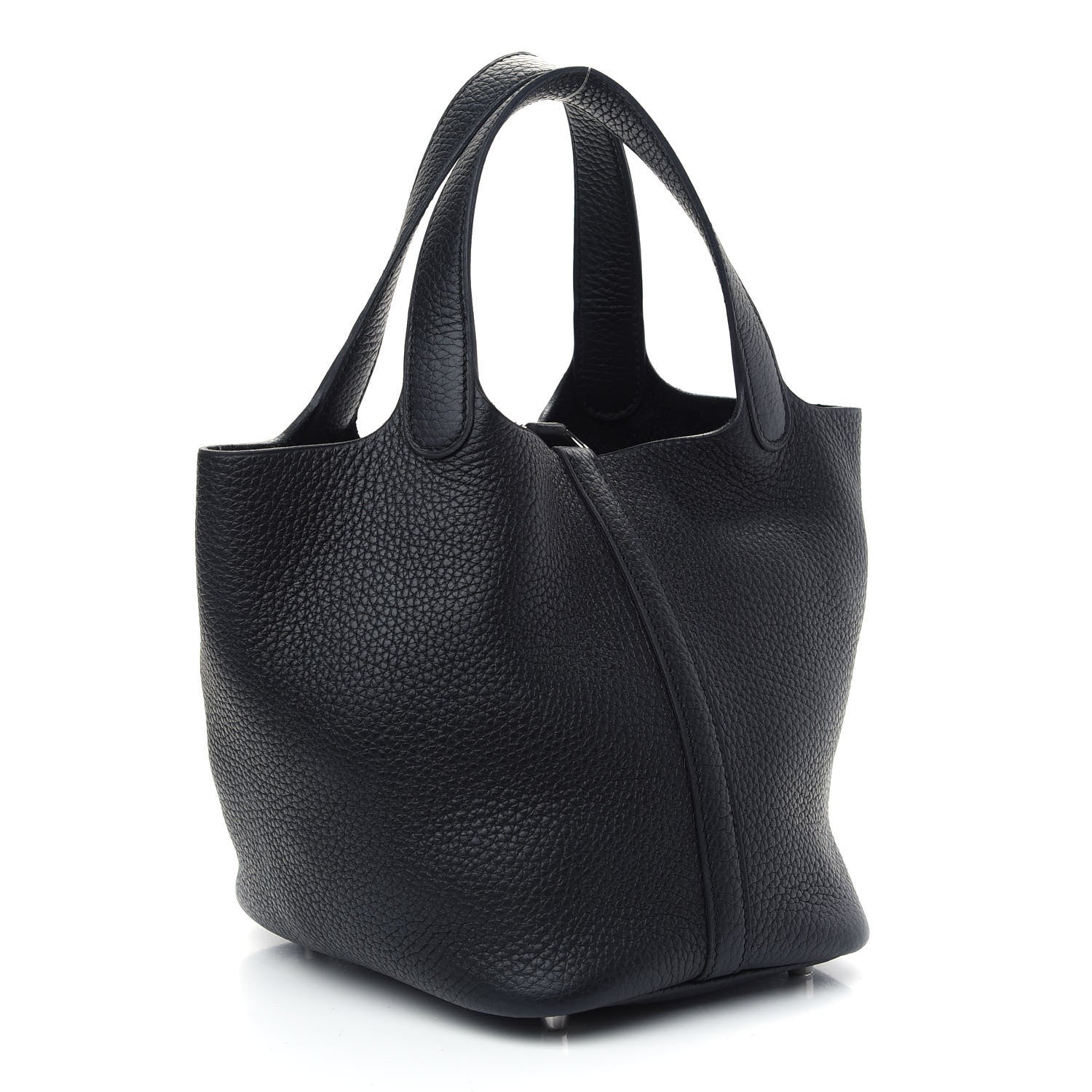 Hermes Taurillon Clemence Picotin Lock 18 PM Black 3 of 9