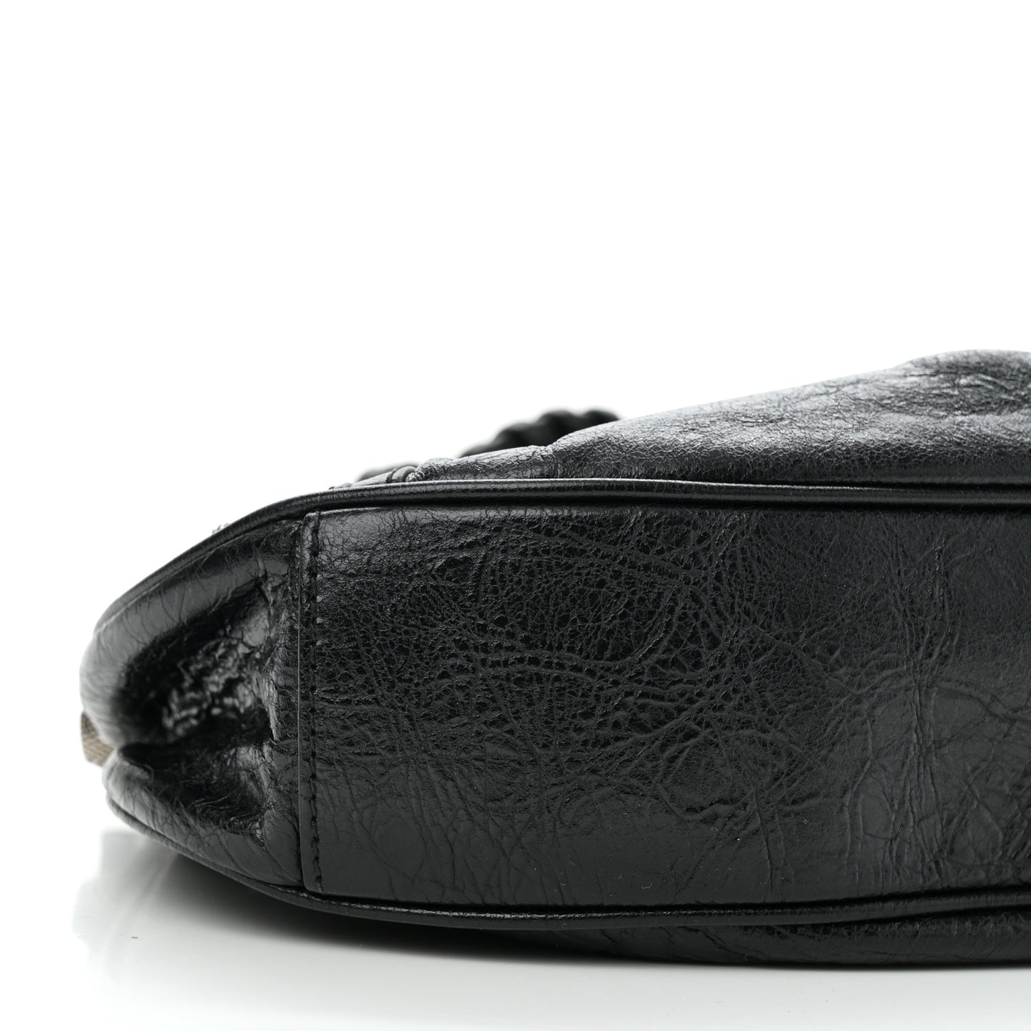Agneau Arena Le Cagole Shoulder Bag XS Black