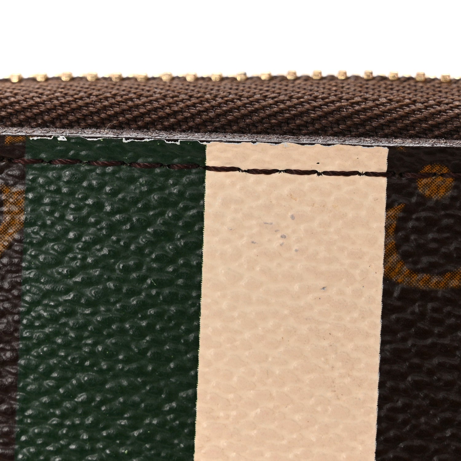Louis Vuitton Monogram Groom Zippy Organizer Wallet Green 9 of 9