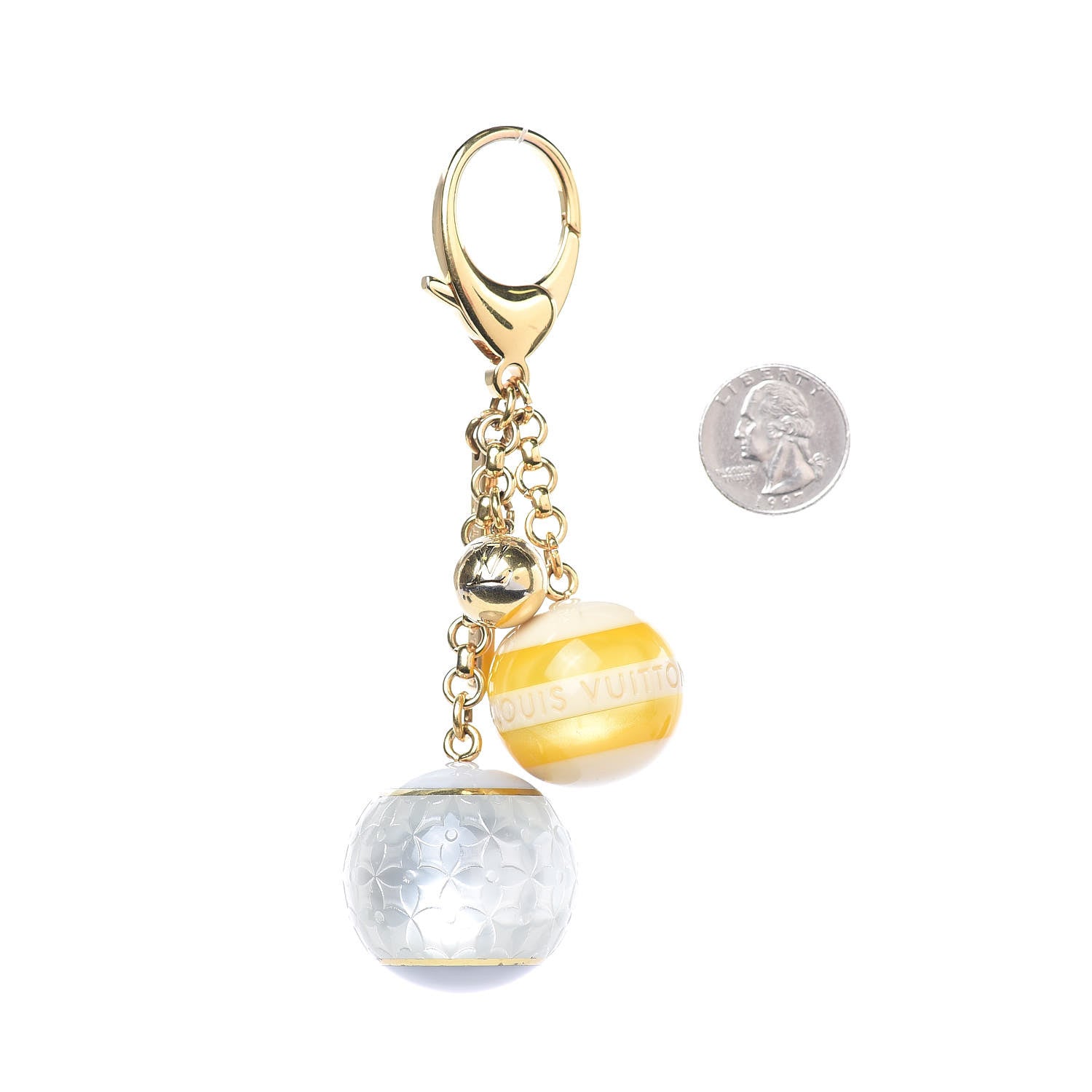 Louis Vuitton Mini Lin Bag Charm 2 of 3