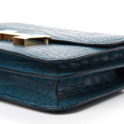 Hermes Matte Alligator Constance 18 Colvert 7 of 11