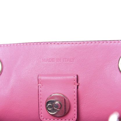 Christian Dior Smooth Calfskin Medium Tri-Color Diorissimo Bag Navy Pink 8 of 11