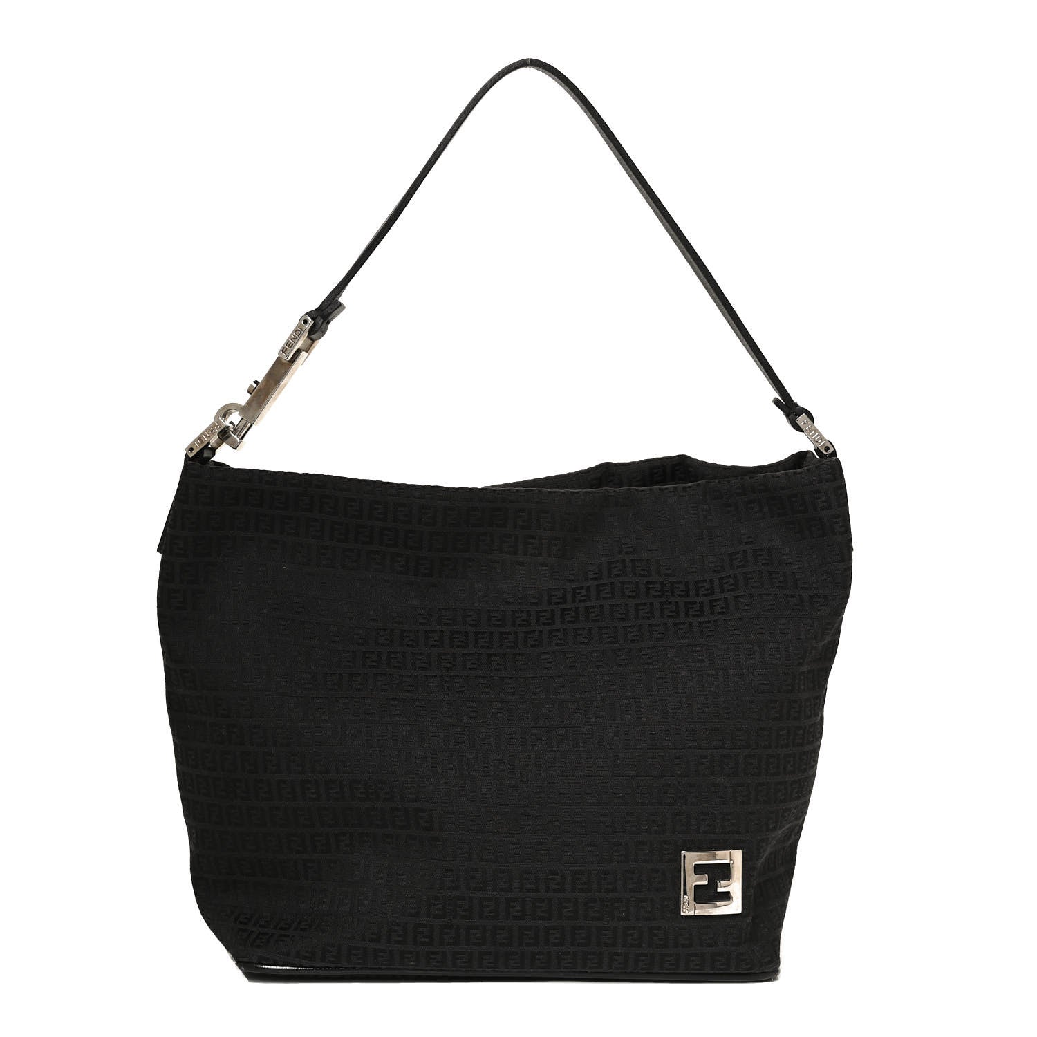 Fendi Zucchino Hobo Black 1 of 9