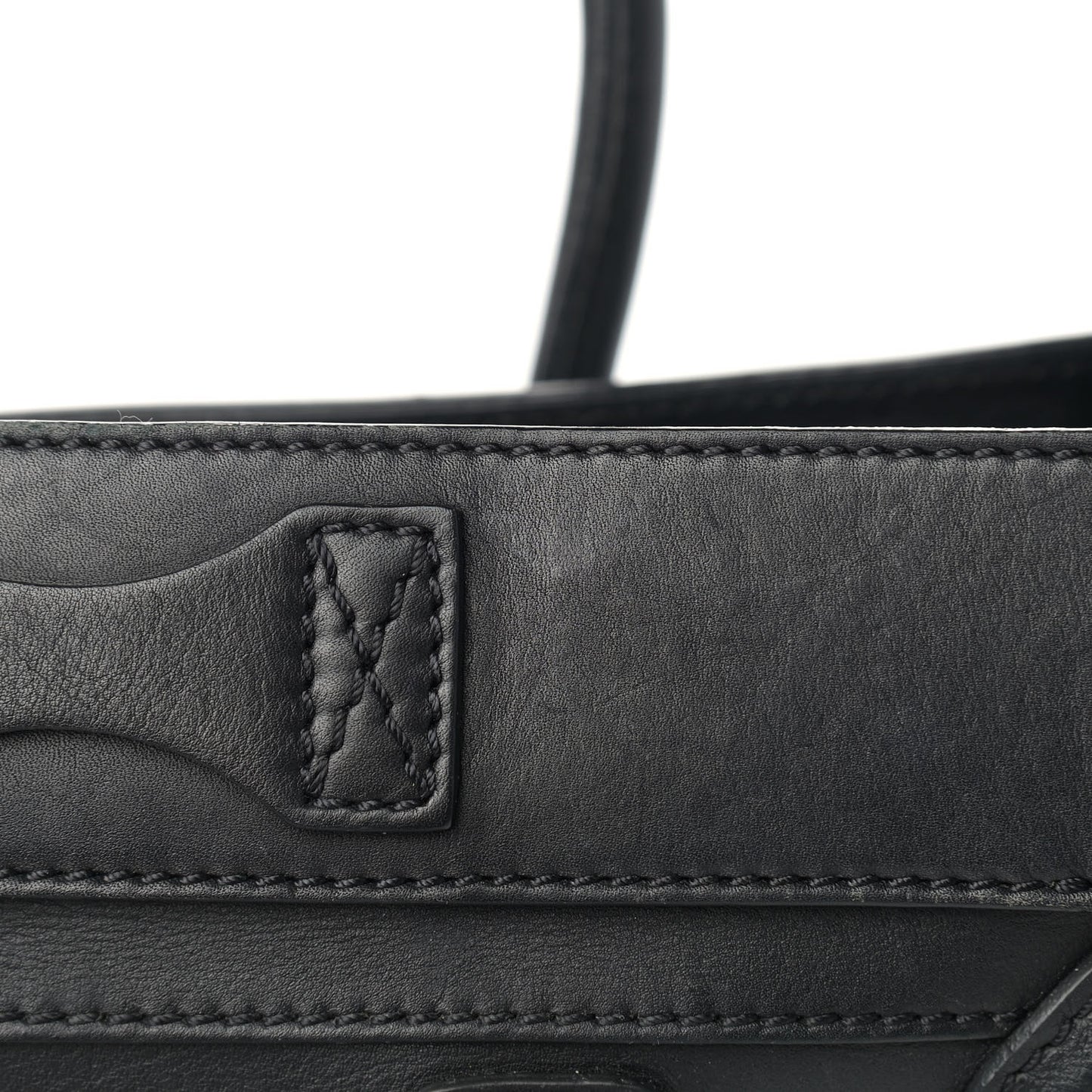Smooth Calfskin Micro Luggage Black