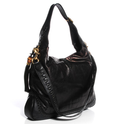 Gucci Calfskin Large New Jackie Hobo Black 3 of 9