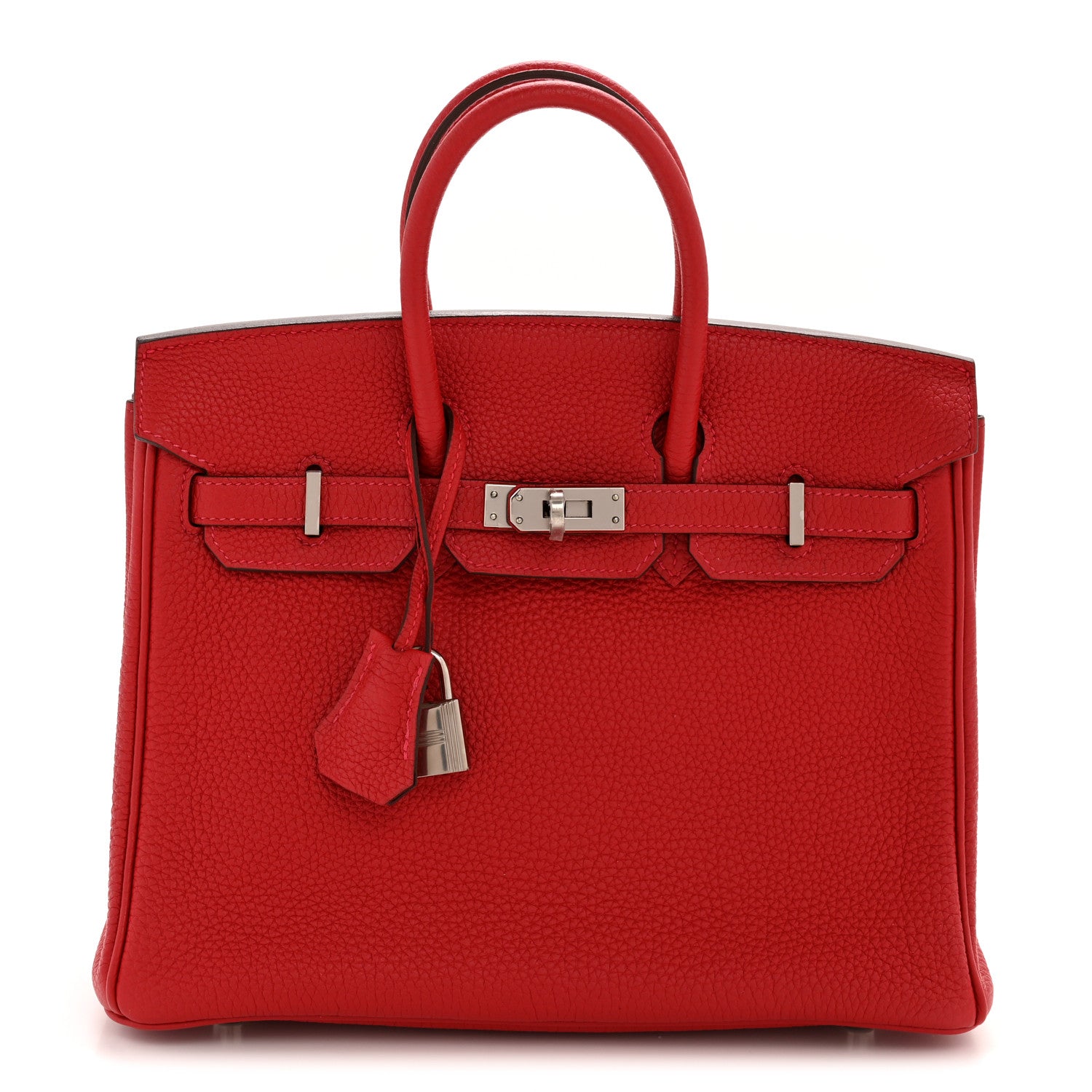 Hermes Togo Verso Birkin 25 Rouge Casaque Rouge H 1 of 13