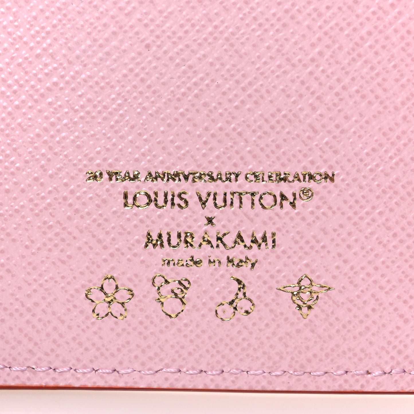 LV X TM Monogram Cherry Blossom Victorine Wallet Sakura Brown