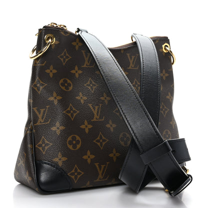 Louis Vuitton Monogram Odeon PM Black 3 of 8