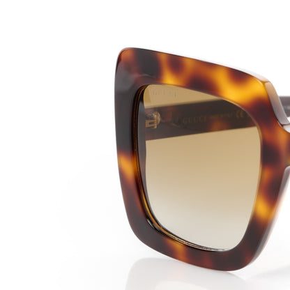 Gucci Acetate Oversize Sunglasses GG0328S Havana Brown 7 of 8