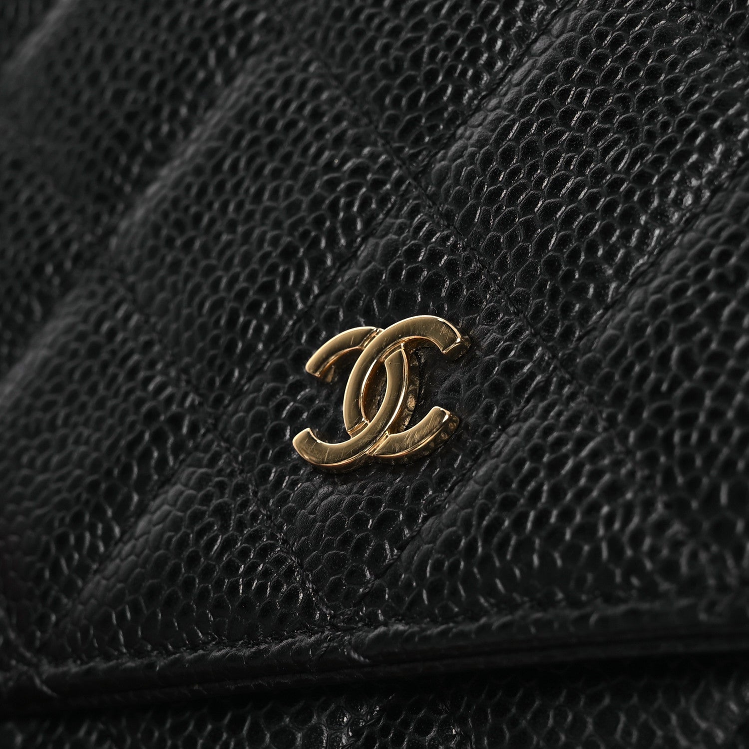 Chanel Caviar Quilted Wallet on Chain WOC Black 17 of 19