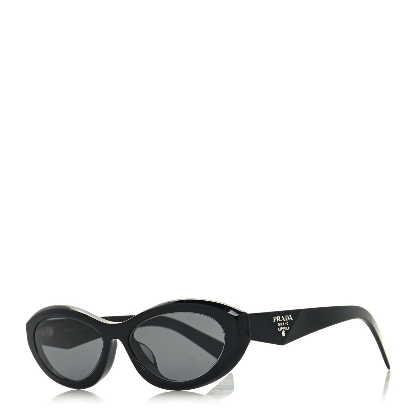 Acetate Oval Sunglasses SPR 26Z Black