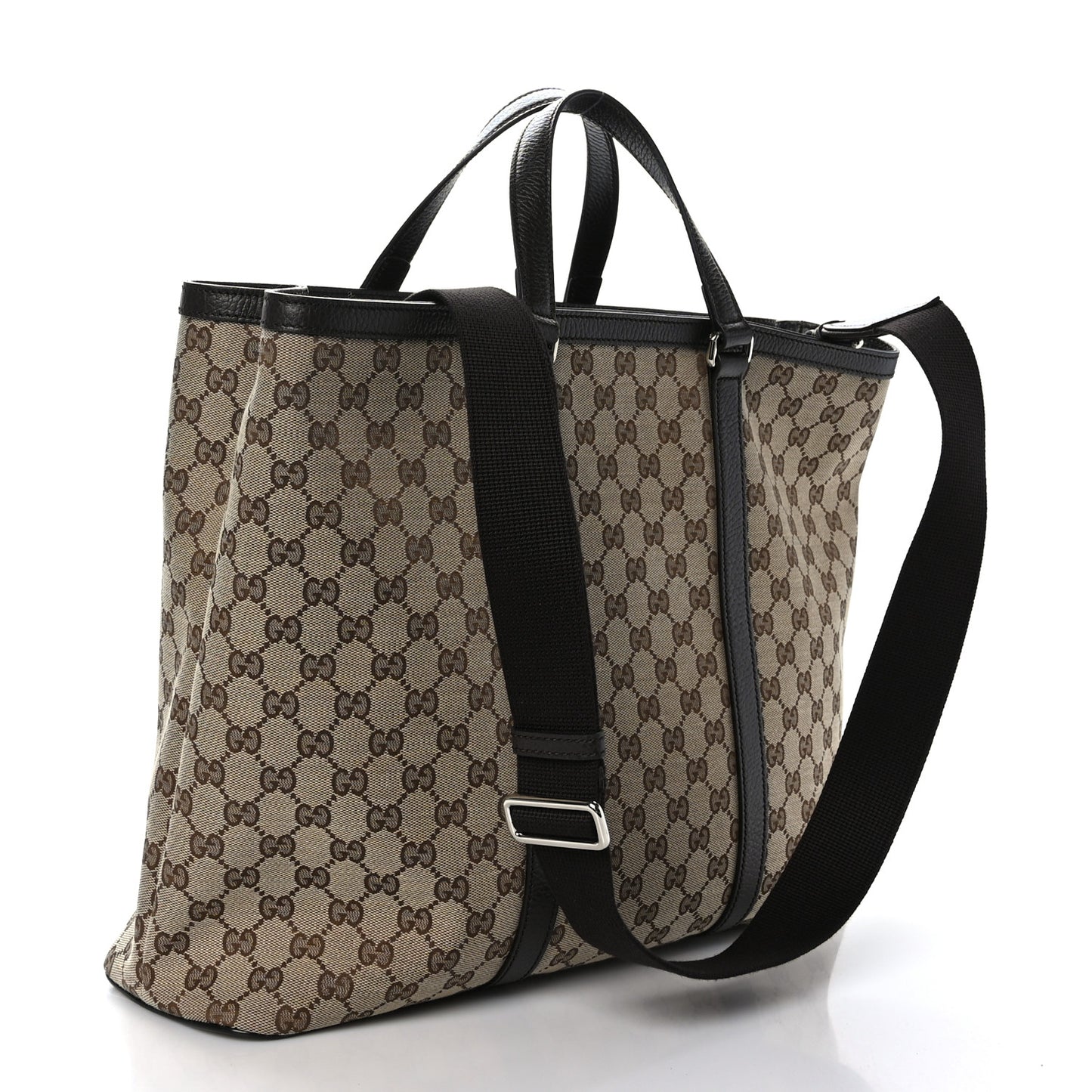 GG Monogram Large Joy Tote Bag Dark Brown