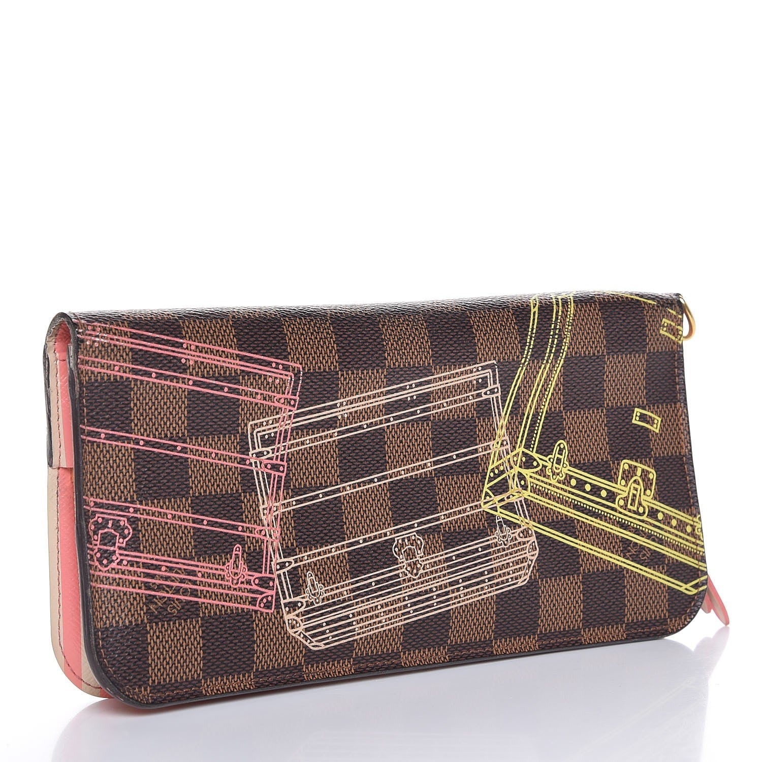 Louis Vuitton Damier Ebene 2014 Christmas Animation Insolite Wallet 3 of 9