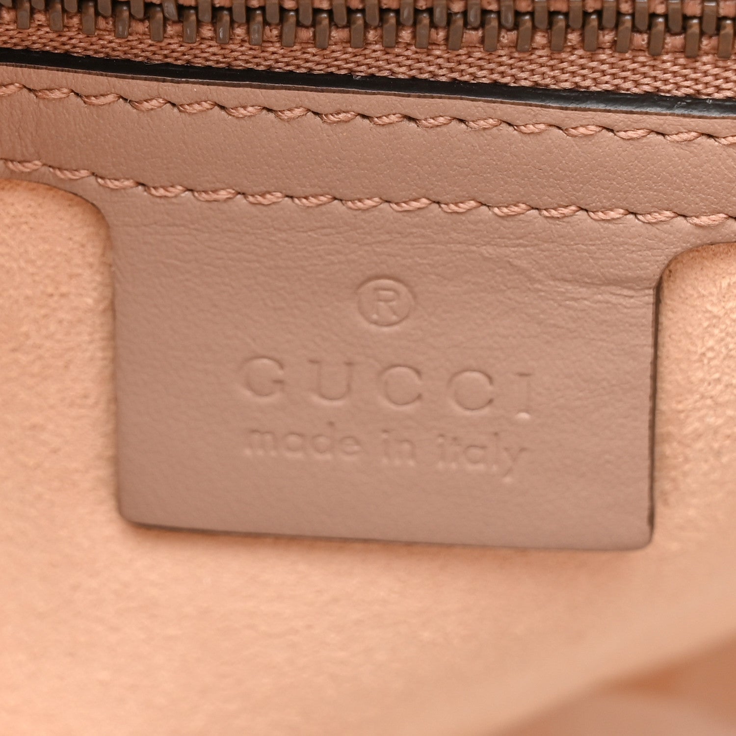 Gucci Calfskin Matelasse Medium GG Marmont Top Handle Shoulder Bag Porcelain Rose 6 of 17