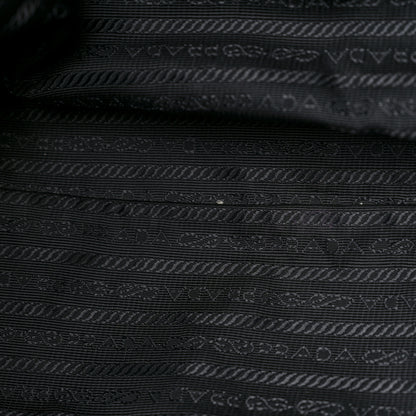 Prada Vitello Daino Pocket Shopping Tote Black 12 of 16