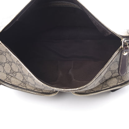 Gucci GG Plus Monogram Front Pocket Messenger Dark Brown 5 of 13