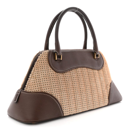 Christian Dior Pony Hair Calfskin Cadillac Tote Brown 3 of 13