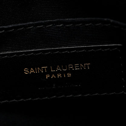 Saint Laurent Calfskin Matelasse Monogram Lou Camera Bag Crema Soft 6 of 9