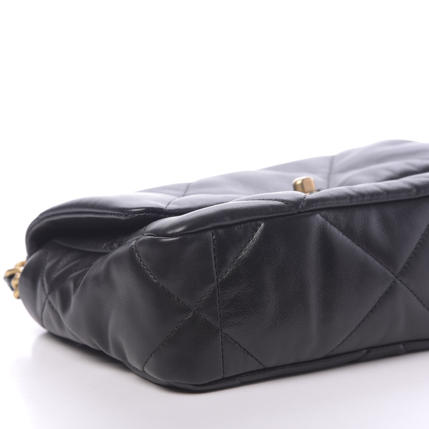 Chanel Lambskin Quilted Medium 19 Flap Black 8 of 11