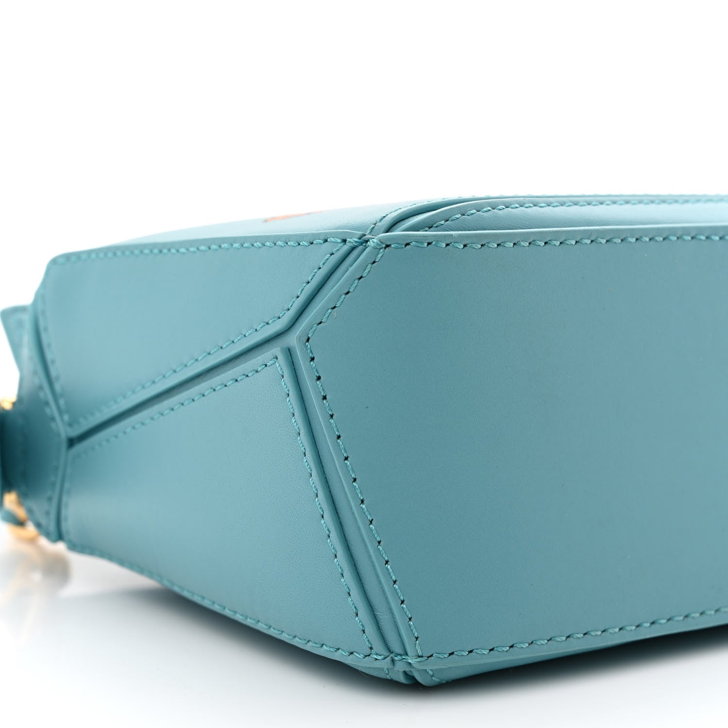 Loewe X HOWL'S MOVING CASTLE Satin Calfskin Heen Mini Puzzle Bag Light Blue 9 of 10