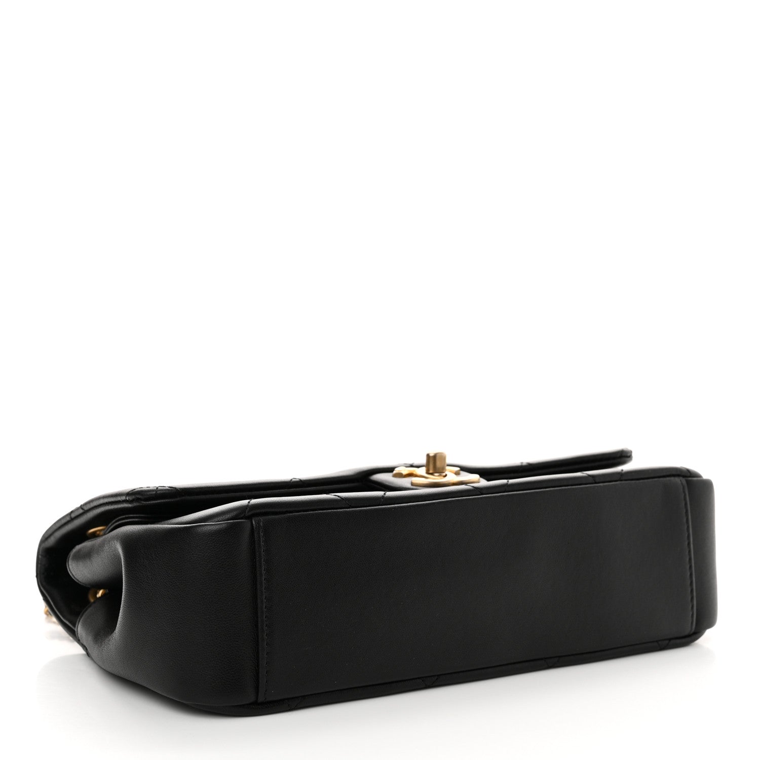 Chanel Lambskin Small Chain Handle Flap Bag Black 4 of 10