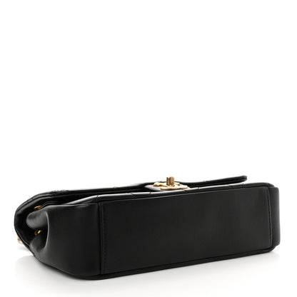 Chanel Lambskin Small Chain Handle Flap Bag Black 4 of 10