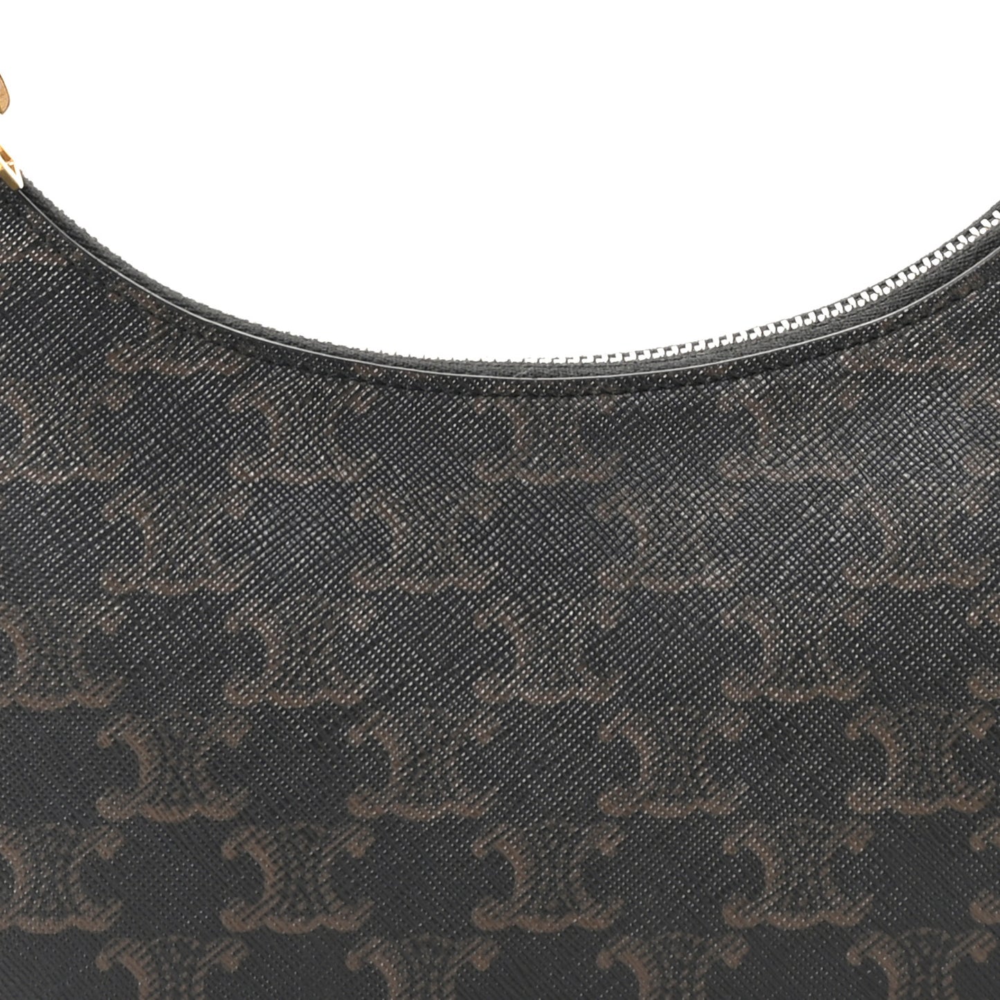 Triomphe Canvas Calfskin Ava Shoulder Bag Tan