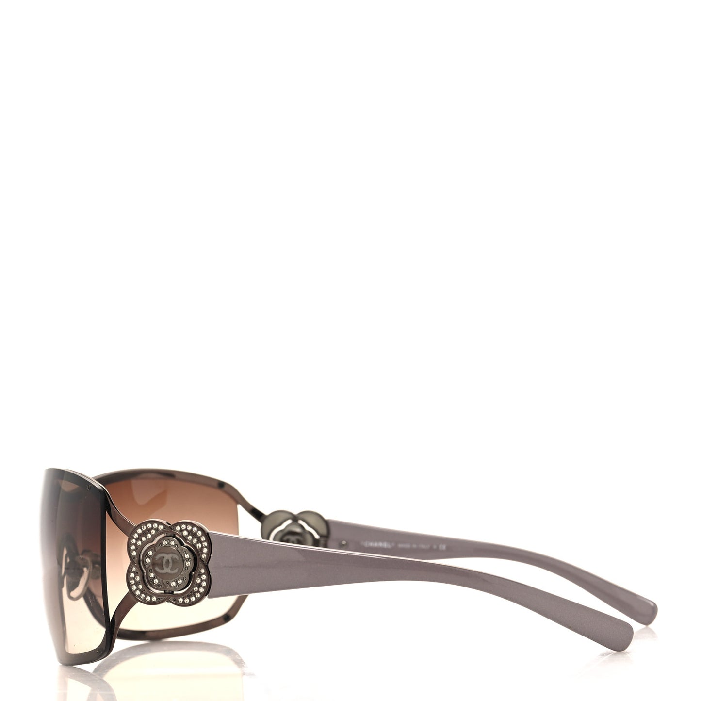 Swarovski Crystal Camellia CC Sunglasses 4164-B Bronze