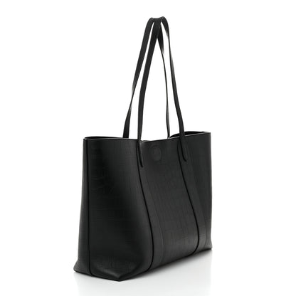 Mulberry Crocodile Embossed Bayswater Tote Black 4 of 10