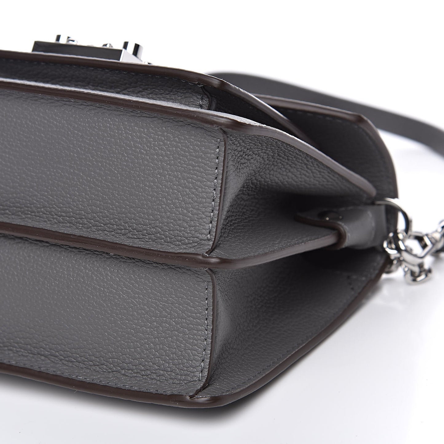 Park Avenue Calfskin Mini Patricia Crossbody Bag Charcoal