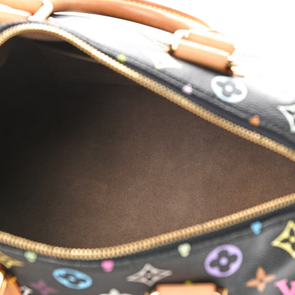 Louis Vuitton Monogram Multicolor Speedy 30 Black 5 of 9