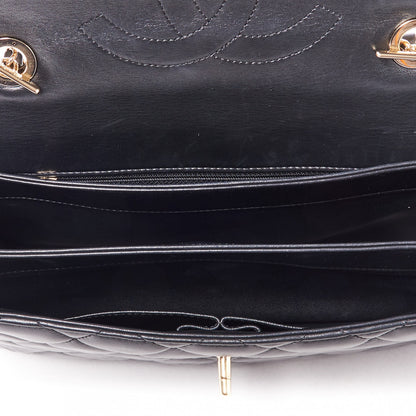 Chanel Lambskin Quilted Medium Trendy CC Flap Dual Handle Bag Black 4 of 10