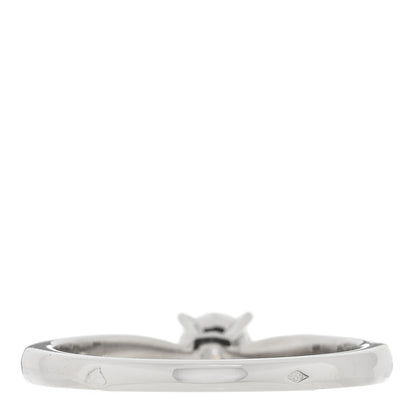 Van Cleef & Arpels Platinum Diamond .31ct Bonheur Solitaire Engagement Ring 52 6 3 of 5