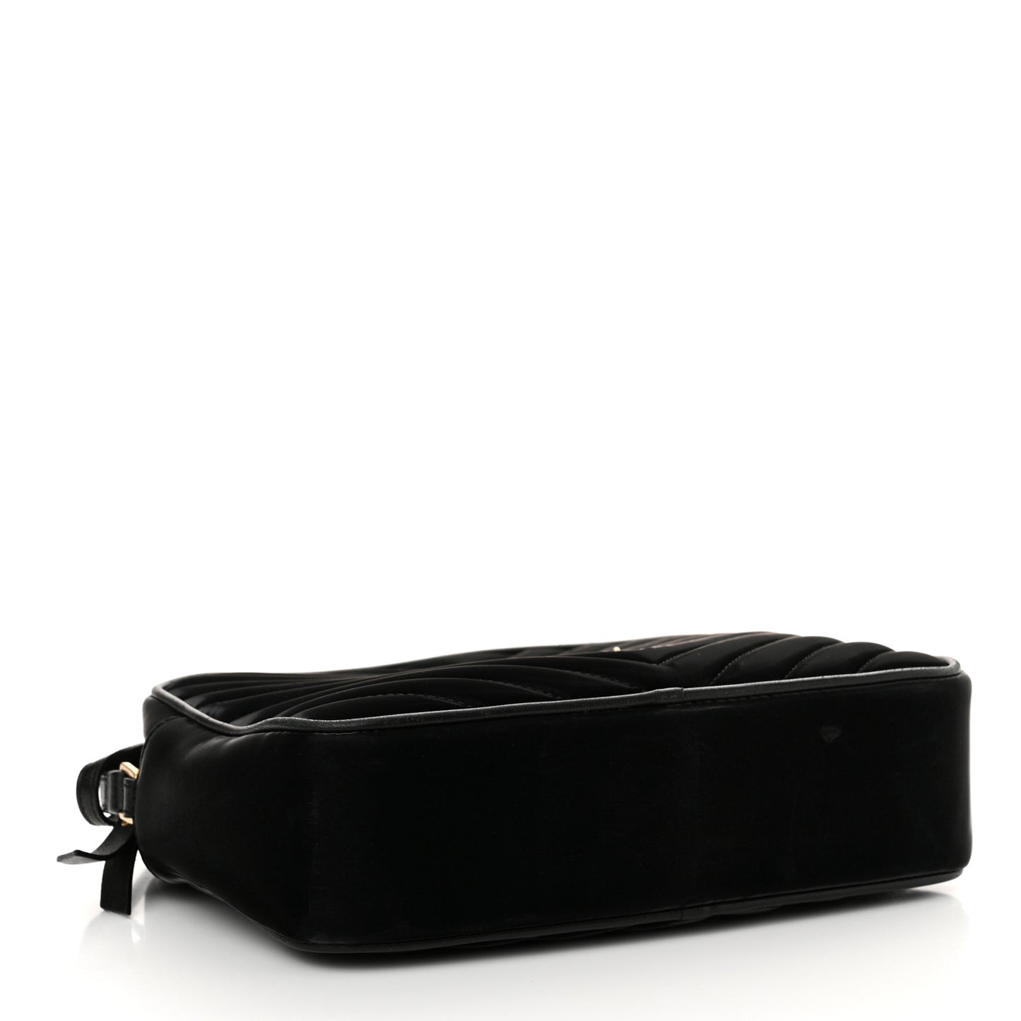 Nylon Matelasse Monogram Lou Camera Bag Black