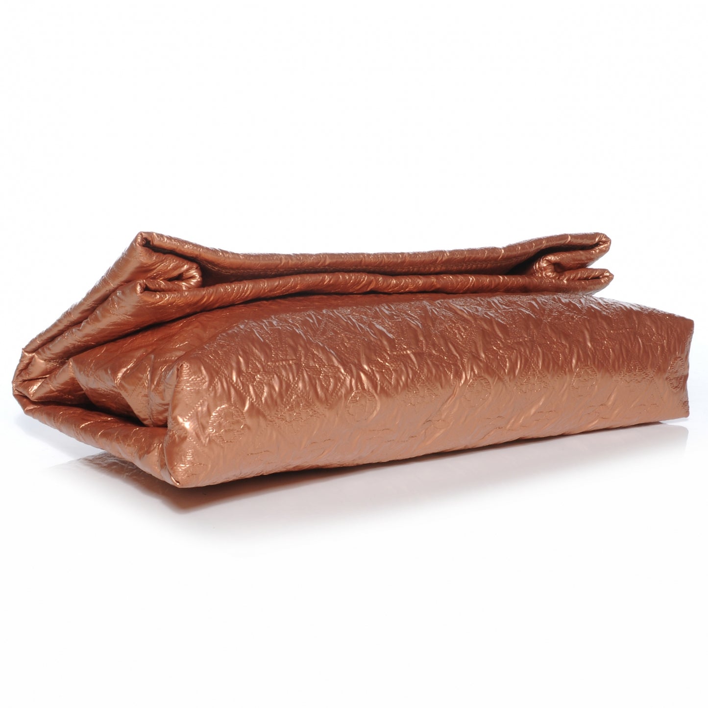 Jacquard Quilted Monogram Limelight Clutch GM Rose Gold