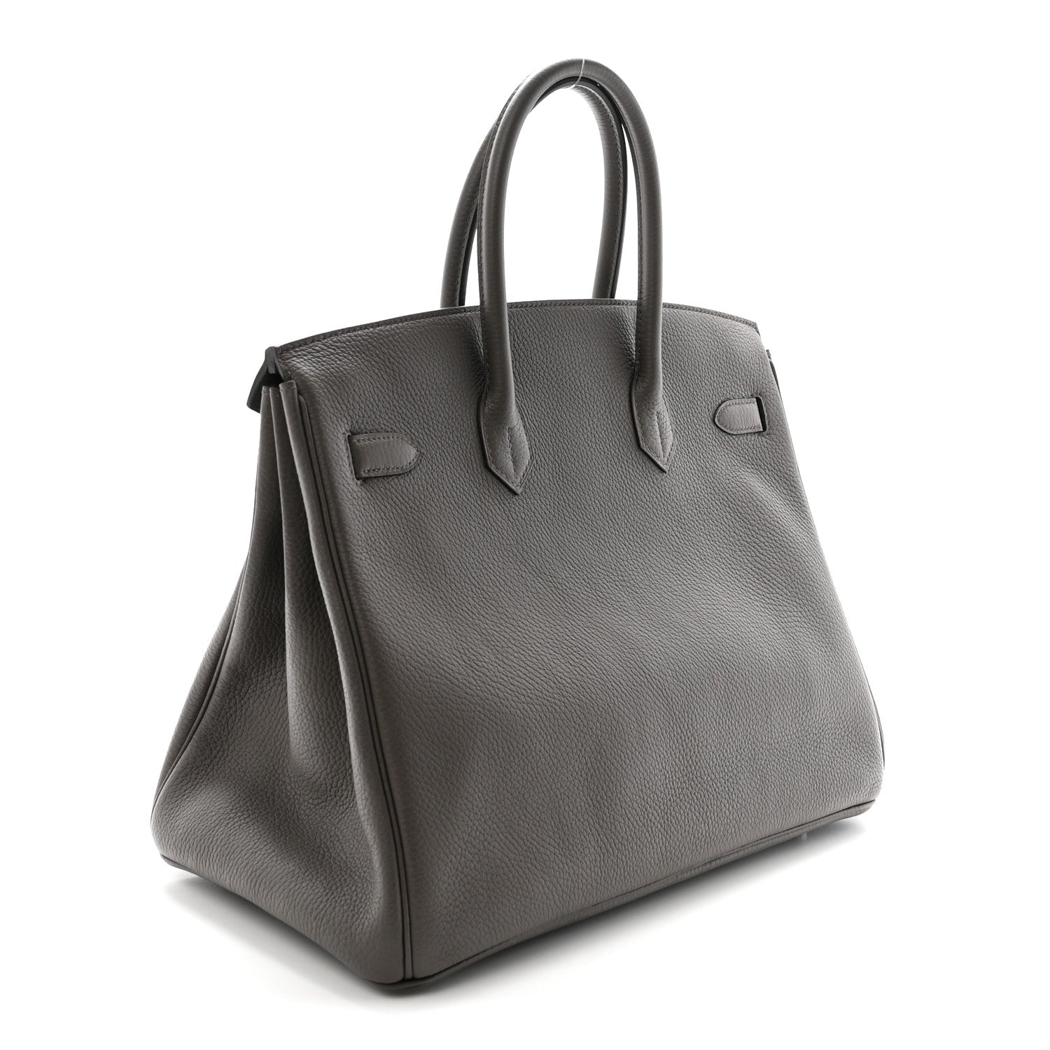 Hermes Taurillon Clemence Birkin 35 Etain 3 of 10