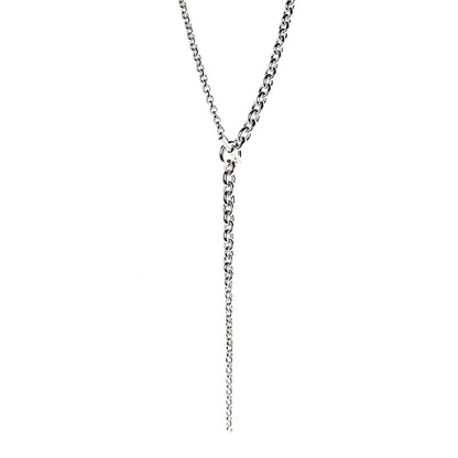 Hermes Sterling Silver Crescendo Necklace 1 of 5