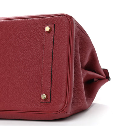 Hermes Togo Birkin 35 Rouge Grenat 8 of 9