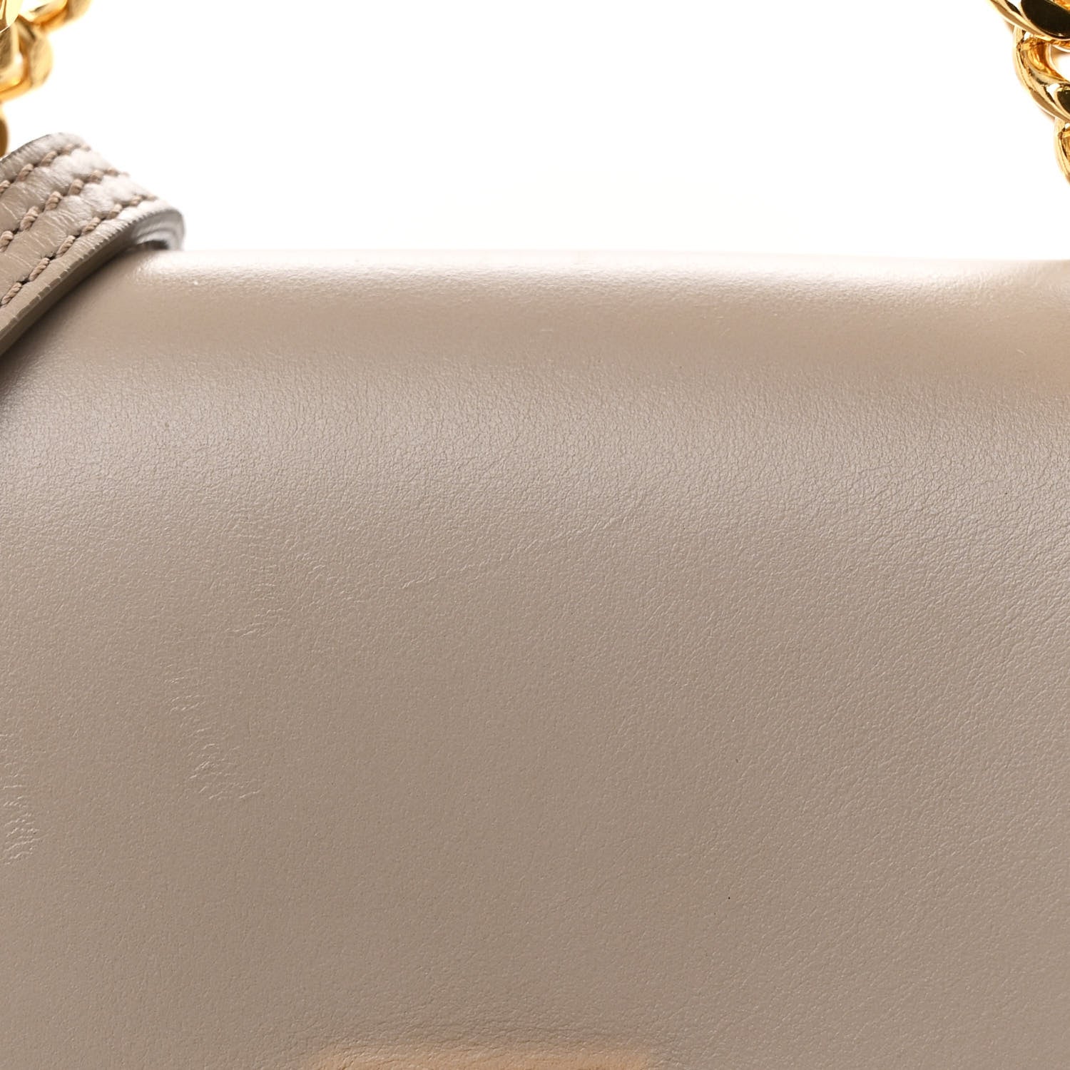 Chloe Shiny Calfskin Mini Annie Shoulder Bag Motty Grey 8 of 13