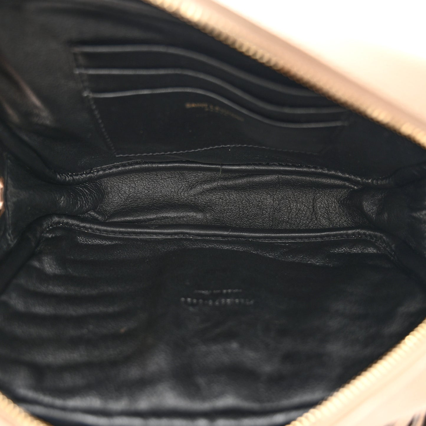 Grain De Poudre Matelasse Monogram Mini Lou Camera Bag Dark Beige