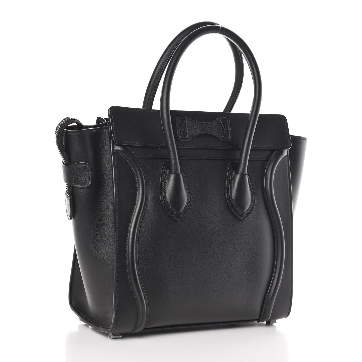 Smooth Calfskin Micro Luggage Black