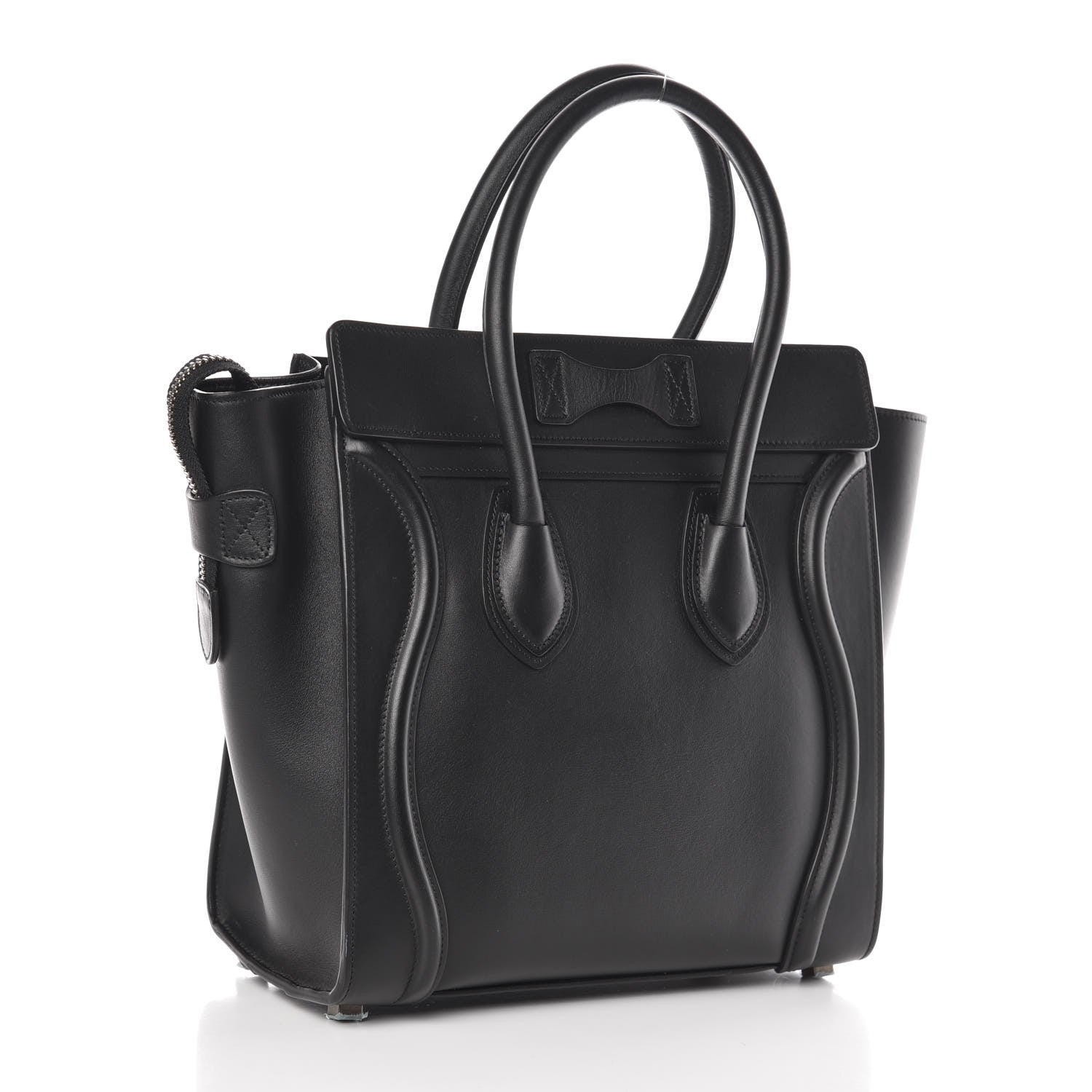 Celine Smooth Calfskin Micro Luggage Black 3 of 12