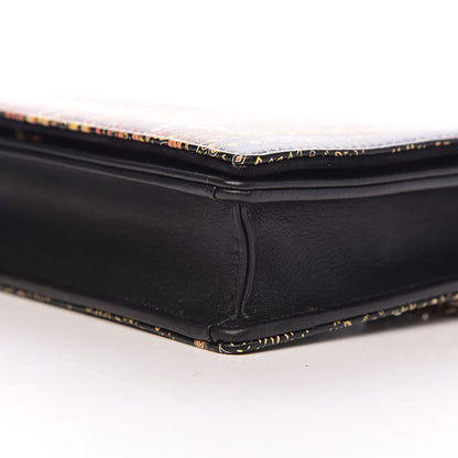 Christian Dior Printed Calfskin Animals Chain Pouch Brown Multicolor 8 of 10