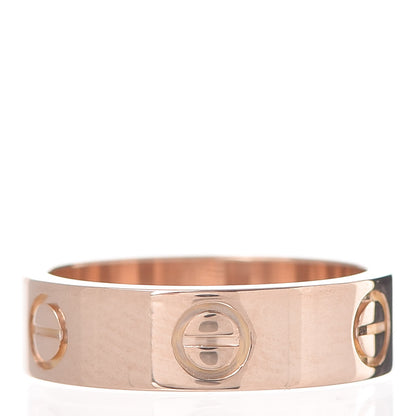 Cartier 18K Pink Gold 5.5mm LOVE Ring 53 6.25 3 of 4