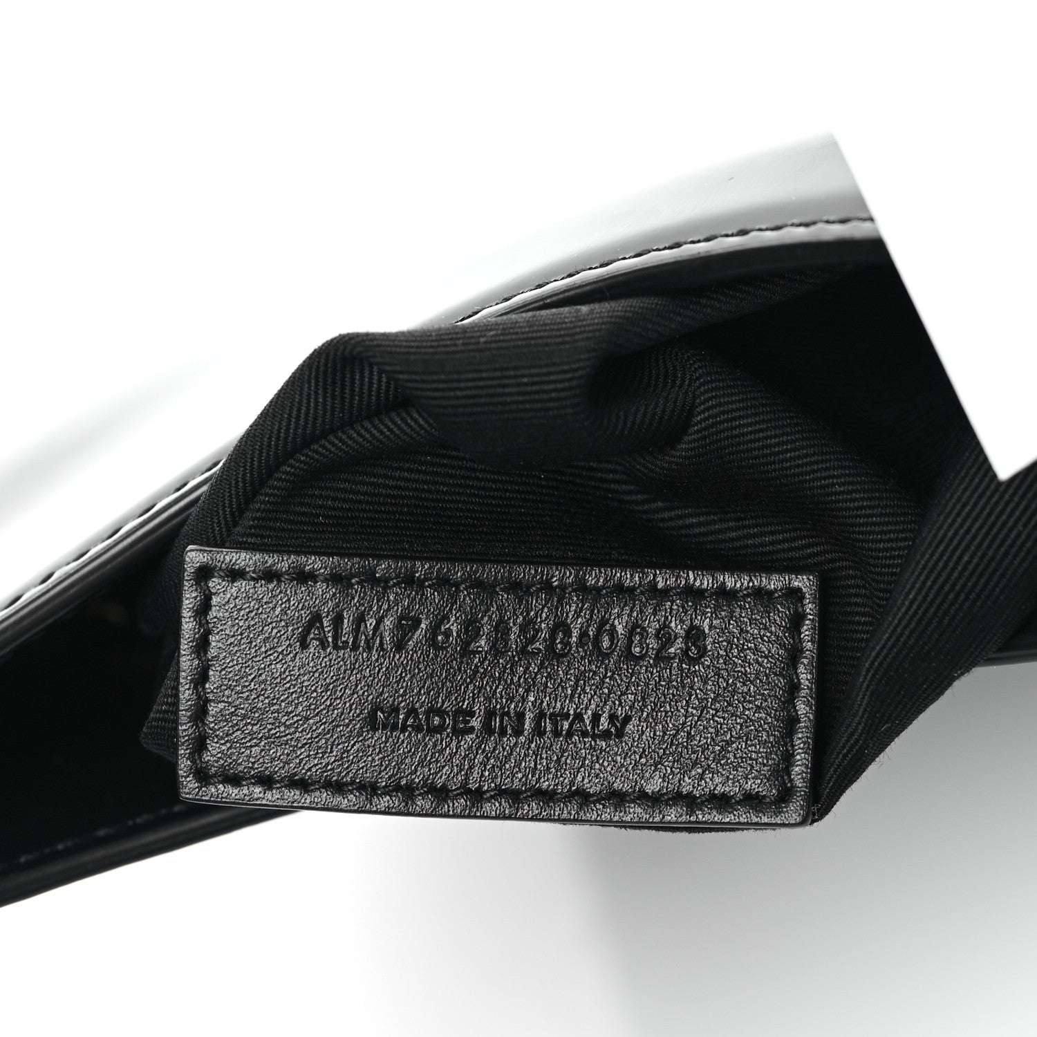 Saint Laurent Patent Calfskin Sadie Shoulder Bag Black 7 of 10