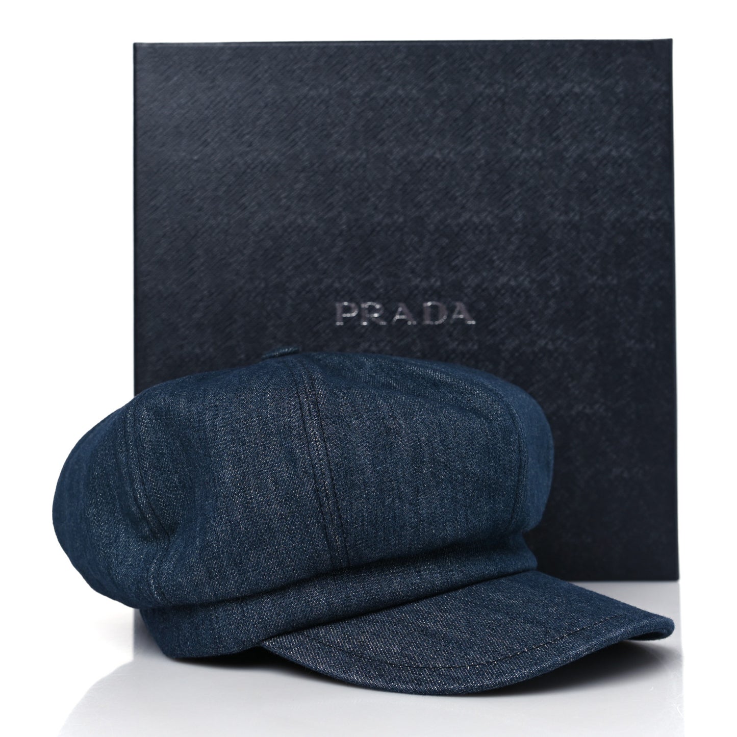 Denim Womens Newsboy Cap M Bleu
