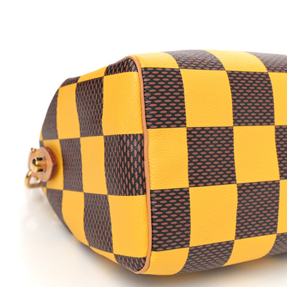 Louis Vuitton Damier Pop Speedy Bandouliere 25 Jaune Mat 8 of 11