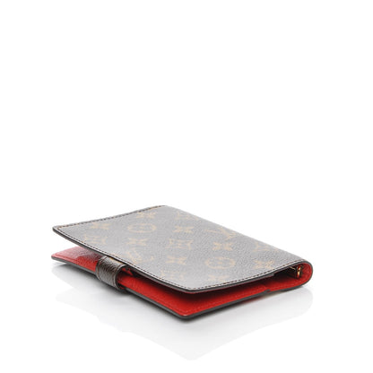 Louis Vuitton Monogram Groom Small Ring Agenda Cover Red 4 of 7