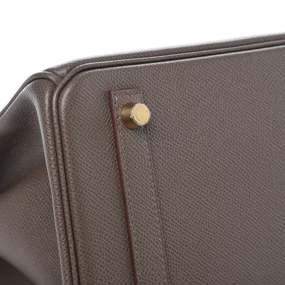 Hermes Epsom Birkin 30 Etain 29 of 29